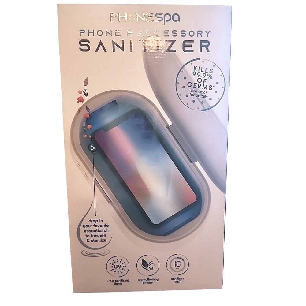 PhoneSpa Convenient,‎ Portable, and Foldable UV-C Light Sanitizer Aromatherapy